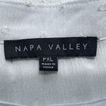 T7 NAPA VALLEY White Embroidered Blouse Top Boho Size XL Photo 1