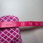 Talbots  Pink Print Heritage Ankle Pants Side Zip 12 Resortwear‎ Cotton Spandex Photo 7