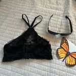 Victoria's Secret Victoria’s Secret black sheer goth BoHo Y2K halter bra extra small XS Photo 1