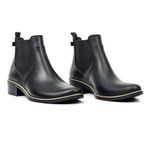 Kate Spade NWT  Black & Gold Sedgewick Chelsea solstice rain boot Size 9 Photo 1