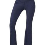 Outdoor Voices NWT Kick Flare Ribbed Leggings Navy Size XXS/00-0 Photo 0