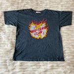 Free People Black White Red Wu-Tang Clan Retro Oversized T-Shirt Sz S Photo 1