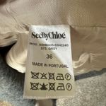 See By Chloe  Alpaca Wool Matted Double Breasted Coat Gray Size 36 Photo 3