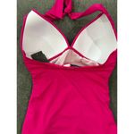 Ralph Lauren Beach Club Solid Molded Cup Halter Tankini Top Hot Pink Size 4 NWT Photo 11