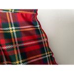 Unbranded red green plaid bow tie front elastic waist sleepwear short shorts Med Photo 3