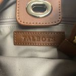 Talbots ‎ Women’s Crossbody Size 11.5X10.5 Gray & Brown Photo 11