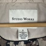 Studio Works Studio‎ Works Womens Hooded Rain Coat Jacket Lightweight Brown Medium Photo 6