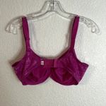 Wacoal  Awareness Full Figure Underwire Bra Womens Size 34D Dark Pink Photo 2