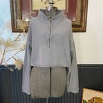 Free People  We The Free Kitty Half-Zip Cotton Pullover in Frosted Earth Sz L 💛🎀 Photo 1