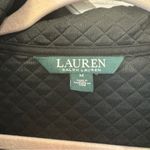 Ralph Lauren Lauren  Women's M Quilted‎ Black Vest  High collar Full Zip Photo 1