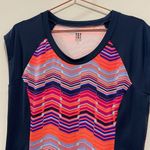 Title Nine Dress Striped Woman’s large sleeveless adventurista blue pink Photo 4