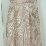 Dress the Population  Anabel Sequin Sweetheart Gown Pink Floral XS Prom Bridal Photo 2