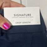 NWT Ann Taylor Navy Blue Signature Crop Pant size 6 Photo 2