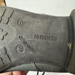 Remonte Boots Womens 40/9 Casual Lace Up Side Zip Cap Toe Bootie Gray Leather Blue Photo 8