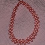Salmon Color Choker Photo 0
