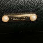 Laundry by Shelli Segal Black Shoulder Bag with Gold Chain Photo 1