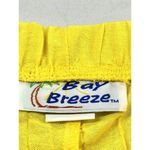 Bay Breeze Yellow Cotton Shorts Womens S Swimsuit Cover Beach Pool Made in USA Photo 3