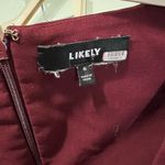 Likely  Dark Red Rhubarb Leandra Gown Size 6 US $398 Photo 6