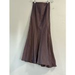 XScape New  Stretch Fishtail Maxi Skirt purple  Metallic Sheen By Joanna Chen Siz Photo 2