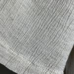 Urban Renewal Heathered White Cropped On or Off Shoulder Top Size Medium Photo 3