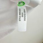 Madewell  Scoopneck Cap Sleeve Tee Top Cotton Stretch Jersey White Basics XL NWT Photo 9