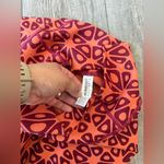 VITALITY x COSMOPOLITAN Vibrant Red and Orange Patterned Leggings Size M Photo 9