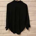 Babaton Aritzia  Serge Black Shirt Blouse Photo 2