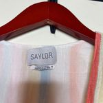 Saylor  Austen in Pastel Watercolor Striped Maxi Dress sz M Photo 2