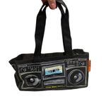 Vintage Parcel Boom Box Stereo Purse Costume Y2K 90s Streetwear Retro Cassette Black Photo 3