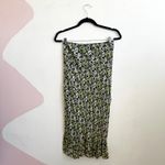 Style & Co Y2K Maxi Skirt 2000s Abstract Boho Long Skirt Women's Flowy Sz 4 Photo 2