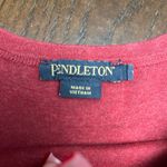 Pendleton  Rich Red Long Sleeve Top Photo 3