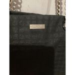 Kate Spade Tote Bag Womens Black Chain Shoulder Purse Shimmer Jacquard Handbag Photo 1
