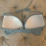 PINK - Victoria's Secret Victorias Secret Blue Strappy V-Wire Plunge PINK Bikini Top SZ Large Photo 3