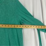 Erin London  Half Sleeve V Neck Shirt Womens Medium Green Photo 2