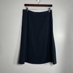 Everlane Swing Button Skirt Size 10 Black NEW Modern Minimalist Career Work Photo 7