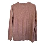 Alo Yoga  Glimpse Long Sleeve Light Heathered Pink Split Side Size Small Photo 2