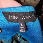 Ming Wang  Womens‎ Blue Colorblock Open Front Cardigan Sweater Small Photo 2