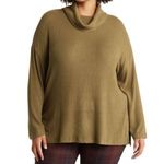 Sanctuary Staying Cozy Cowl Neck Tunic- Field Green Size 1X Photo 0