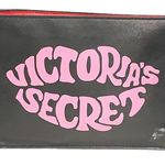 Victoria's Secret  Just Add Lipstick Black Accessory Makeup Cosmetic Bag Photo 3