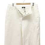 NWT NAADAM Soft Denim Wide Leg Jeans Size 14 Milk White High Rise Stretch Twill Photo 4