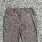 Trina Turk tan & black houndstooth straight leg dress pants size 6 Photo 2