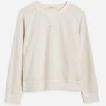 Madewell NWT Garment-Dyed Crewneck Sweatshirt in Parchment - Size: Medium Photo 11