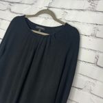 Banana Republic  Black Pleated Sweater Women’s Medium 3/4 Sleeve Pullover
Blouse Photo 6