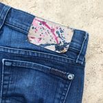 7 For All Mankind Sz 26 Cropped Flare Jeans Photo 5