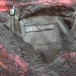 ZARA  Leopard Print Slip Dress with Lace Details - XS Photo 8