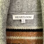 Heartloom  Ani Striped Multicolor Open Front Cardigan Sweater Front Pockets Photo 5