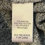 EST. 1946 HEATHER GRAY CRISSCROSS SHOULDER DETAIL SUPER SOFT TOP SIZE MEDIUM Photo 5