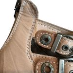 Dromedaris Kelsy Short Summer Leather Boot in Taupe Pearl, Sz 36 Tan Photo 13