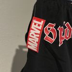 Marvel NWT Black Spider-Man Women's Shorts Photo 3