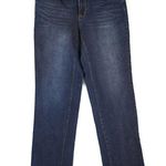 Time And Tru  Jeans Womens 10 Straight Dark Wash Mid-Rise Stretch Denim Blue Photo 0